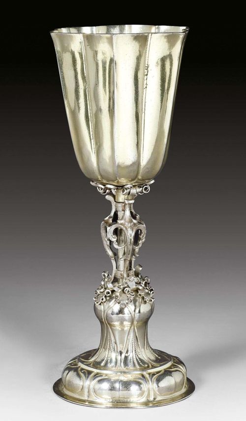 CUP. Augsburg 1st half of the 17th century. Maker's mark Georg Lotter I. H: 20.5 cm. Wt.: 200 g.