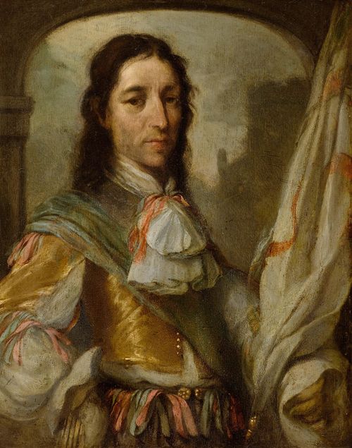 BISET, CHARLES EMMANUEL (Mechelen 1633 - 1691 Breda) Portrait of an officer. Oil on copper. 29 x 23.5 cm. Provenance: - Koller, Zurich, 27.11.-1.12.1984, Lot 5018. - Swiss private collection. Sabine Craft-Giepmans of RKD, The Hague, has confirmed the authenticity of this work on the basis of a photograph.
