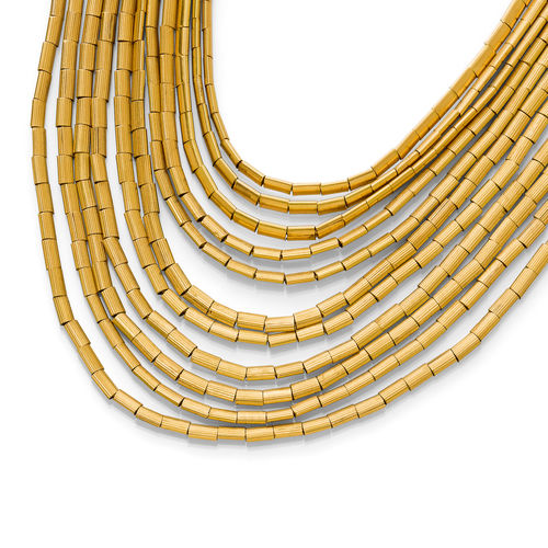 GOLD NECKLACE,  ca. 1950.
