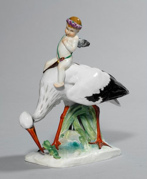 CUPID RIDING ON A STORK,
