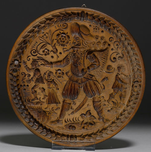 BAKING MOULD WITH DEPICTION OF THE CHARACTER KRAMPUS