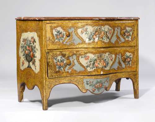 PAINTED COMMODE,