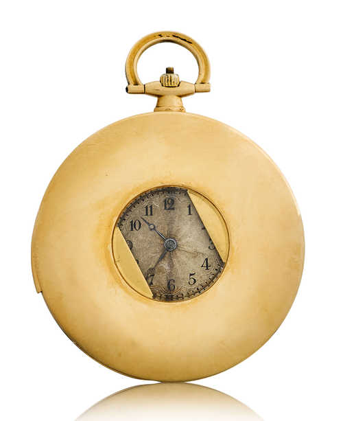 Minute Repeater Pocket Watch with hidden dial, ca. 1910.