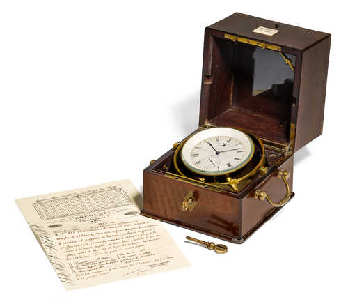 Very rare Breguet Marine Chronometer, 1863.