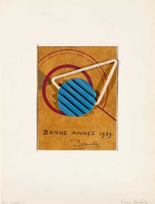 Domela, César, Maler und Typograph (1900-1992).