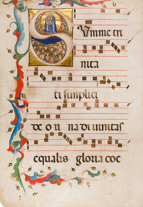 Anonymer italienischer Buchmaler, um 1390 (Werkstatt Genesis Meister, 2. Meister der Genesis?).