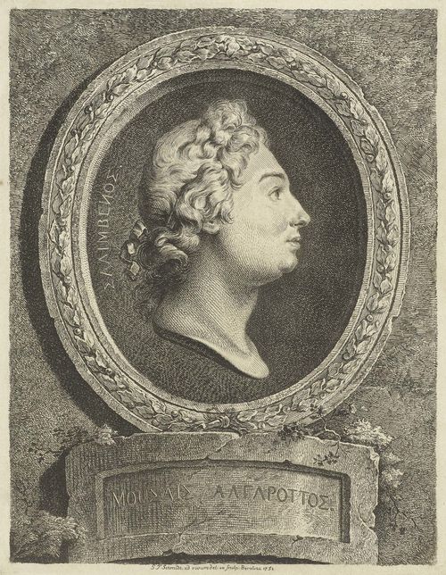 SCHMIDT, GEORG FRIEDRICH (Schönerlinde b. Berlin 1712 - 1775 Berlin).Lot of 29 plates with portraits, after others and his own sketches by Schmidt. Dabei: Nagler 2. 3. 7. 10. 15 (Count von Brühl), 16. 17. 33. 39. 47. 54. 64. 70. 80. 81. 83. 84 (portrait of Fridericus Benedictus Oertel), 87. 90. 96. 103. 105 (the singer Salimbeni), 107. 117. 119. 123. 126 (portrait of Quentin de la Tour), 130 and 308. Etchings, various sizes and states.