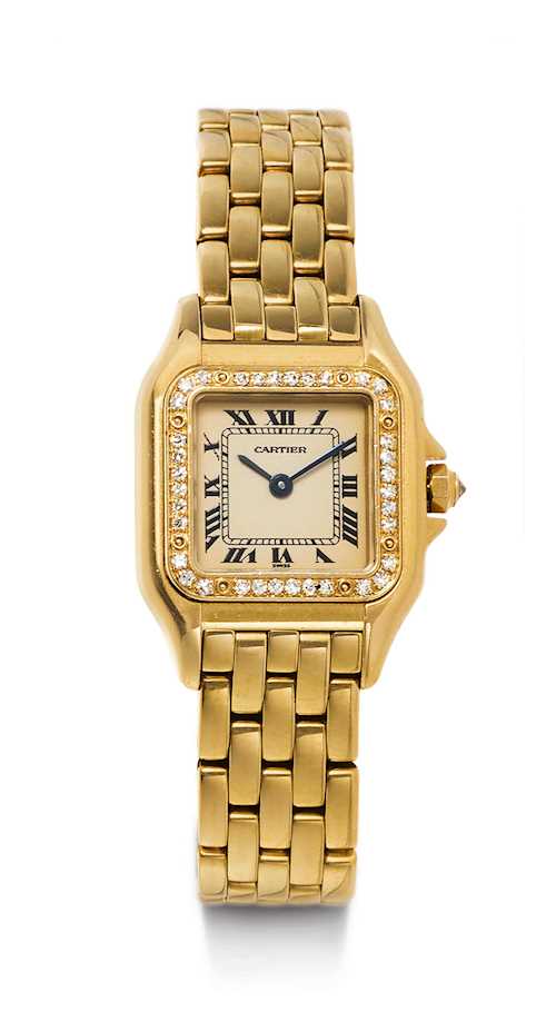 Cartier Panthere, Diamond Lady's Wristwatch.