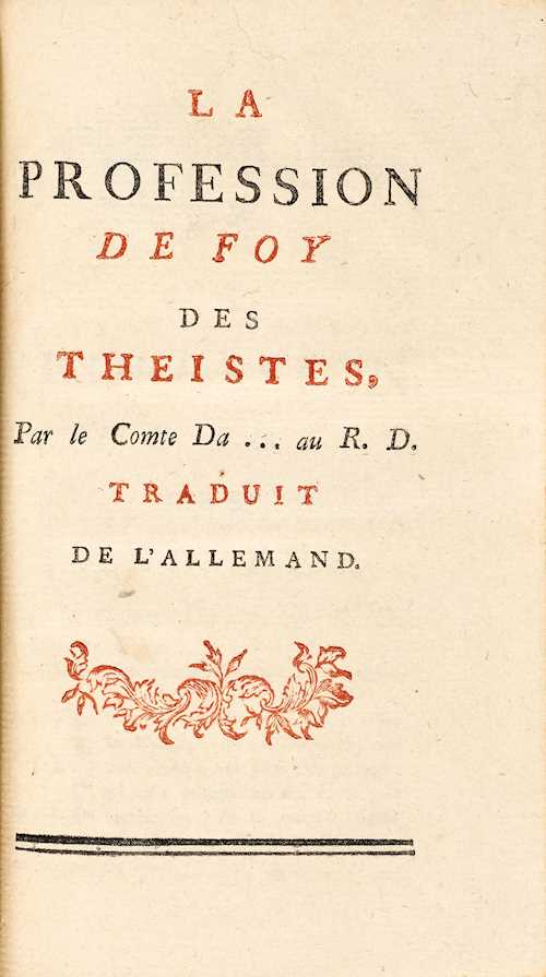 Voltaire, F. M. Arouet de.
