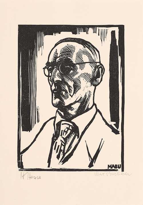 Hesse, Hermann, Schriftsteller (1877-1962).