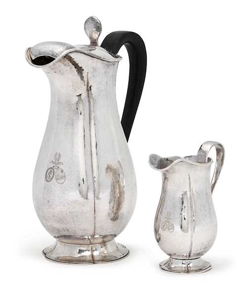 WATER PITCHER AND CREAM JUG