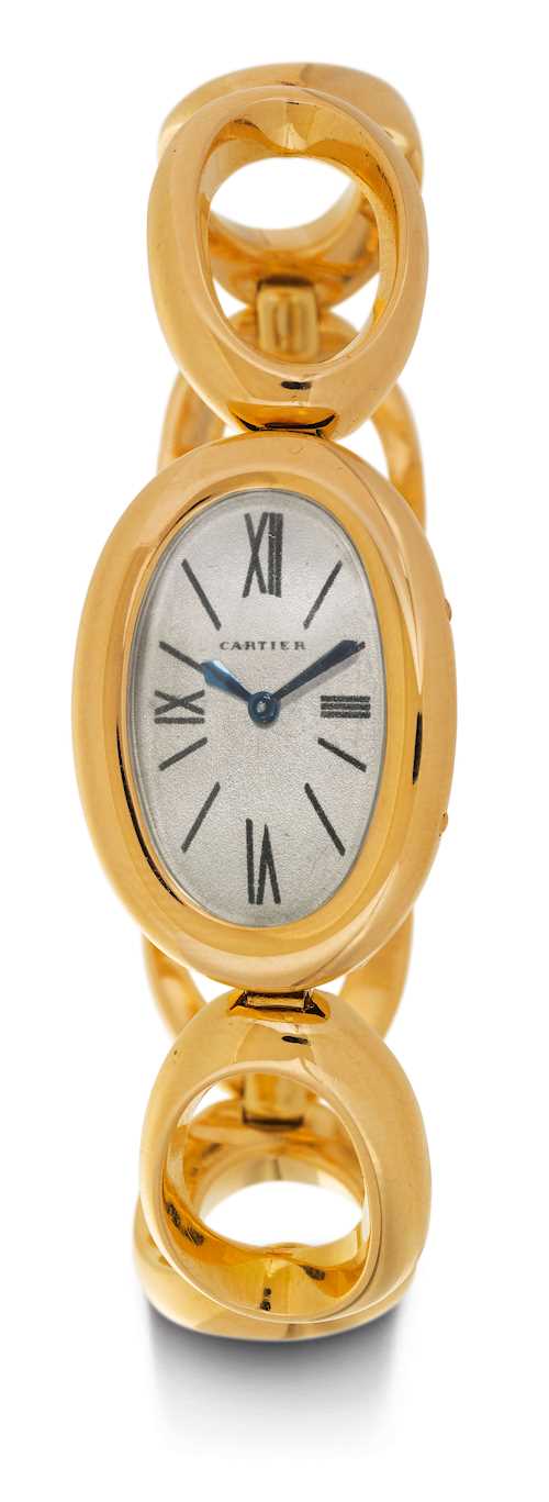 Cartier, very rare, small and early "Baignoire".