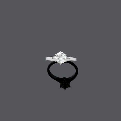 DIAMOND RING, BY MEISTER, ca. 1960.