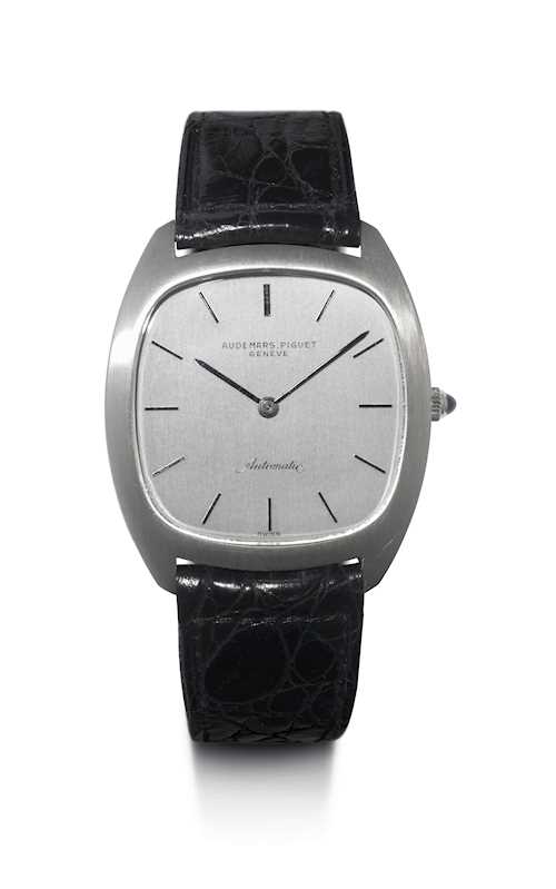 Audemars Piguet, flat and attractive automatic wristwatch.