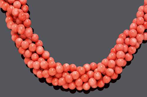CORAL NECKLACE.