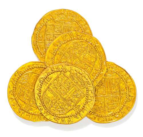 GOLDEN COINS FROM ‘PIRATES OF THE CARRIBEAN’