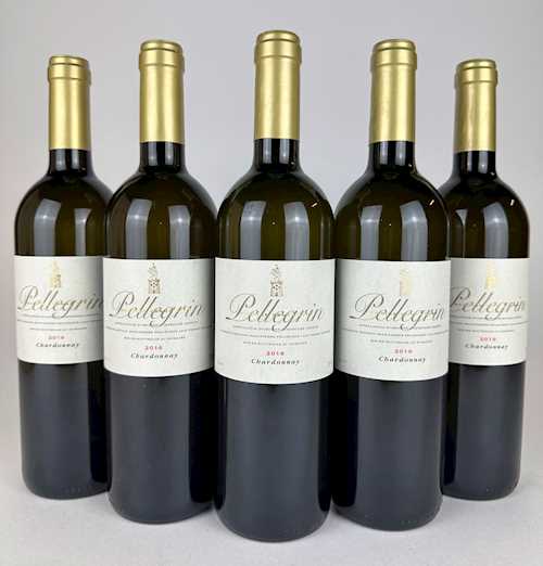 5 bts Genève Pellegrin Chardonnay 0.75 L 2016