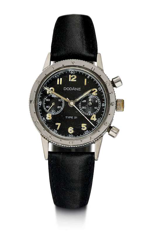 Dodane, rare flyback chronograph for the French military.