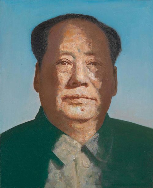 ZHANG, CHEN CHU ( Zhejiang, 1973 ) Mao. 2007. Oil on canvas. Signed. 60 x 50 cm.