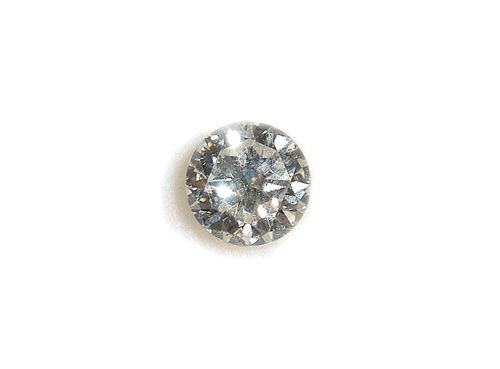 UNSET BRILLIANT-CUT DIAMOND. Brilliant-cut diamond of 2.479 ct J/SI2. With SSEF Report No 12233, July 2006.