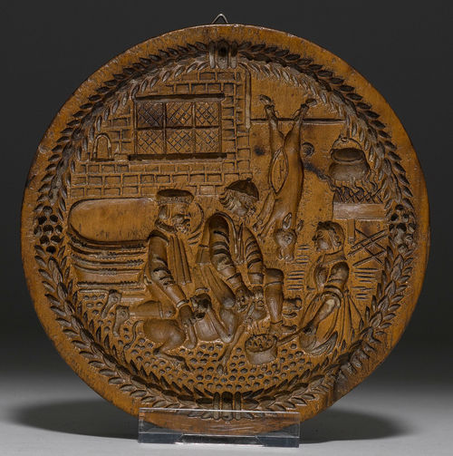 BAKING MOULD WITH DEPICTION OF A KITCHEN,