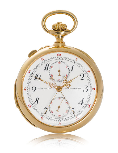 PATEK PHILIPPE, complicated minute repeater with fly-back chronograph and minute counter, ca. 1911.