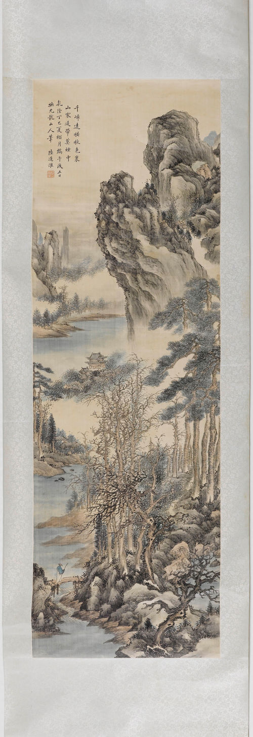 A LANDSCAPE PAINTING IN THE STYLE OF LU DAOHUAI.
