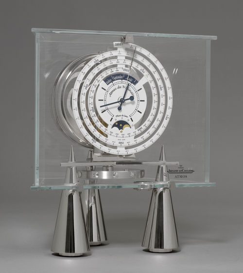 ATMOS CLOCK WITH MOON PHASE, MONTH AND YEAR DISPLAY,
