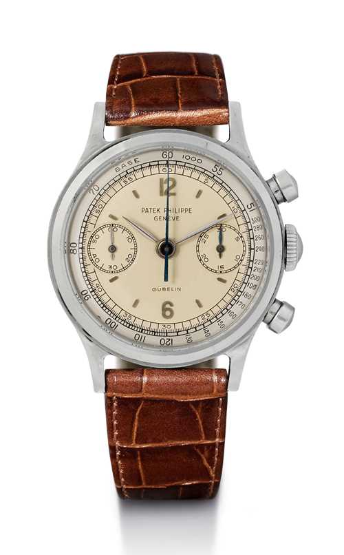 Patek Philippe, chronograph with two-tone dial, 1961.