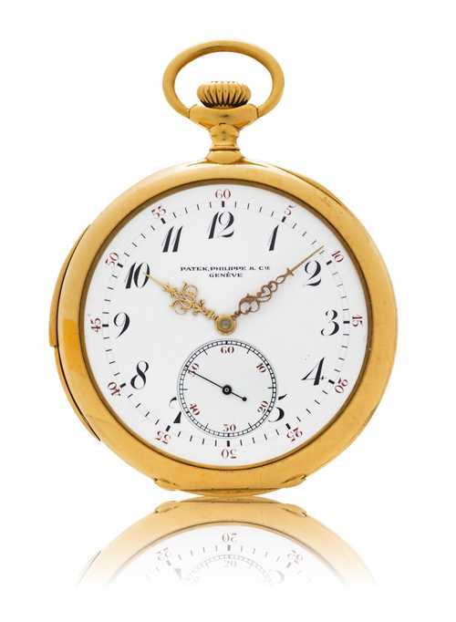 Patek Philippe, rare pocket watch with minute repeater, 1905.