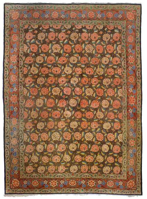 KASHAN CARPET, old. In good condition, 265x355 cm.