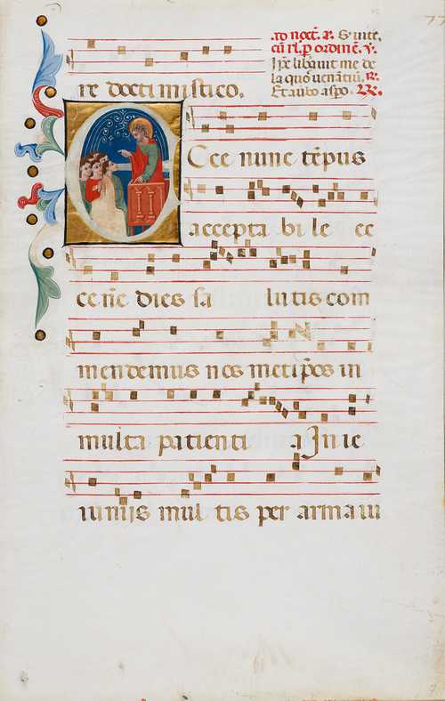 Bolognesischer Buchmaler um 1330.