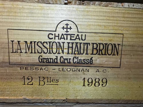 12 bts Pessac-Léognan La Mission Haut Brion Grand Cru Classé CBO 0.75 L 1989