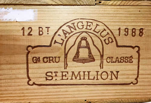 12 bts Saint-Emilion Ch. Angélus 1er Grand Cru Classé A CBO 0.75 L 1988