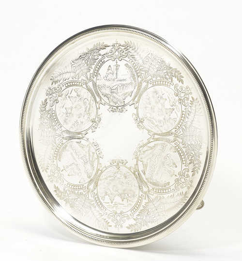 SILVER PLATED SALVER