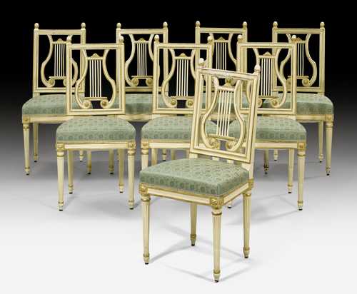 SET OF 8 CHAIRS,