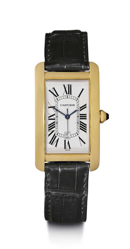 Limited edition Cartier Tank Americaine, Automatic, 2002.