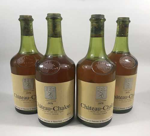 4 bts Château-Chalon Fruitière Vinicole Vin Jaune 0.62 L 1976