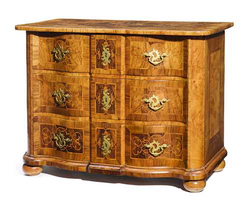 FINELY INLAID COMMODE
