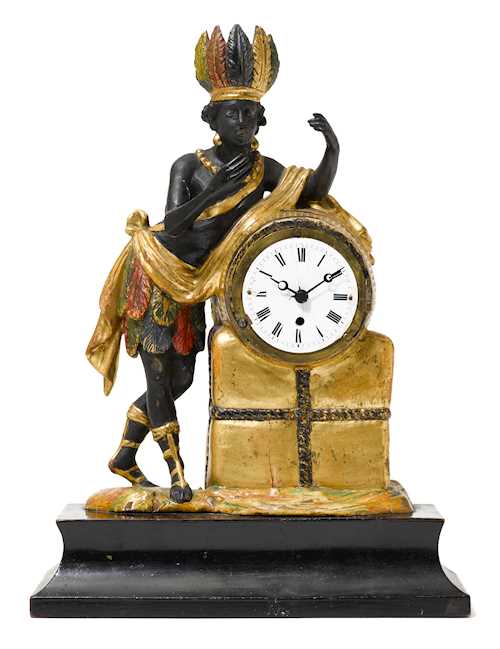 CLOCK WITH FIGURE