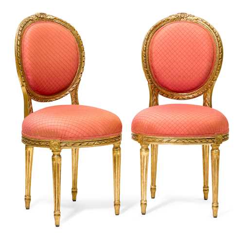 A PAIR OF CHAIRS