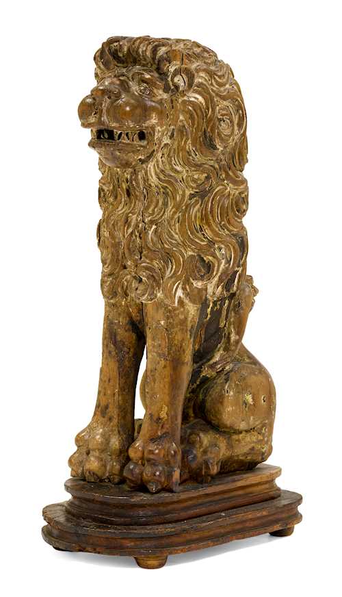 FIGURE OF A SEATED LION