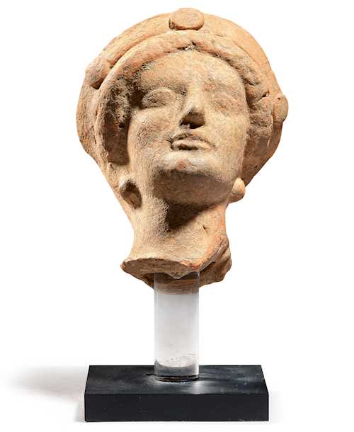 HEAD OF A WOMAN WITH A TIARA
