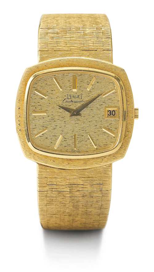 Piaget, flat and attractive automatic wrist watch.