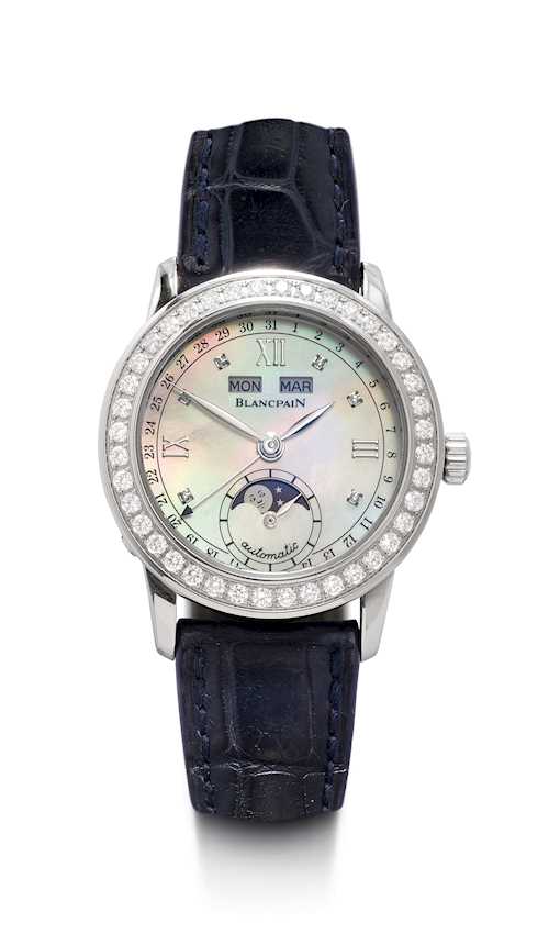Blancpain, sporty elegant calendar watch, 2011.