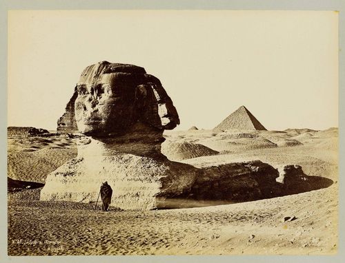 ORIENT - Ägypten - Sébah, Pascal (1823-1886). 11 Original- Photgraphien. Albumin-Abzüge. Vintages. Um 1880. Je ca. 20,5 x 27 cm (hoch- und quer). Auf Trägerkarton (33 x 44,5 cm) mont. Teilw. in der Platte sign.