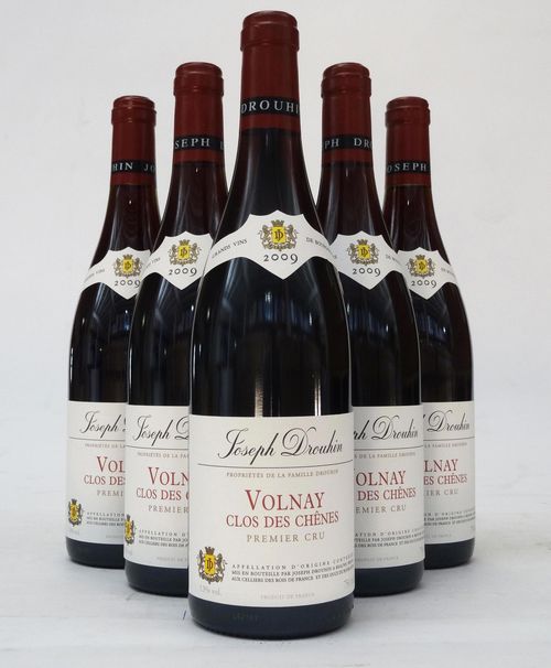 6 bts Volnay Clos des Chênes J. Drouhin     75cl   2009