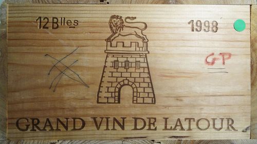 12 bts Pauillac Ch. Latour 1er Grand Cru Classé  75cl OWC12 1998