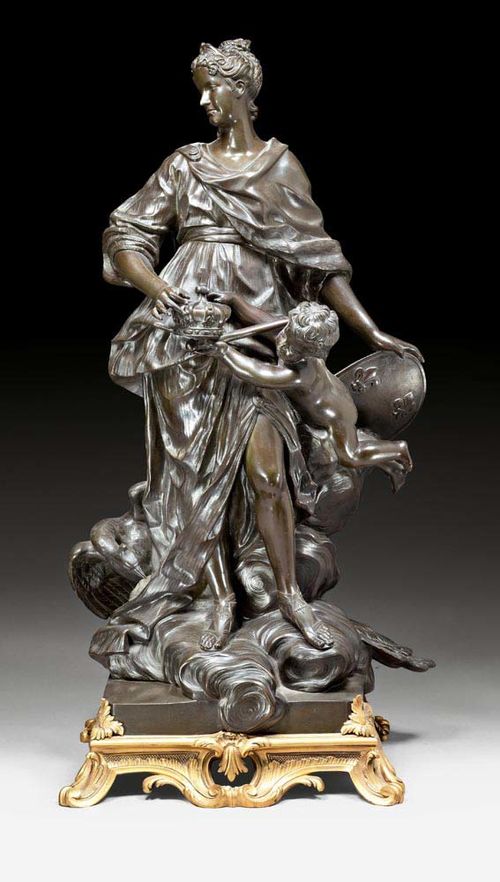 BRONZEFIGUR DER MARIA LESZCZYNSKA,