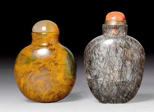DREI SNUFFBOTTLES.